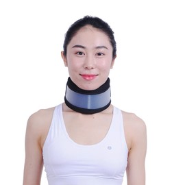 Healifty Human Cervical Collar - Adjustable Neck Collar - Neck Support for Neck Pain and Support - for Spondylitis and Sleeping (Black)