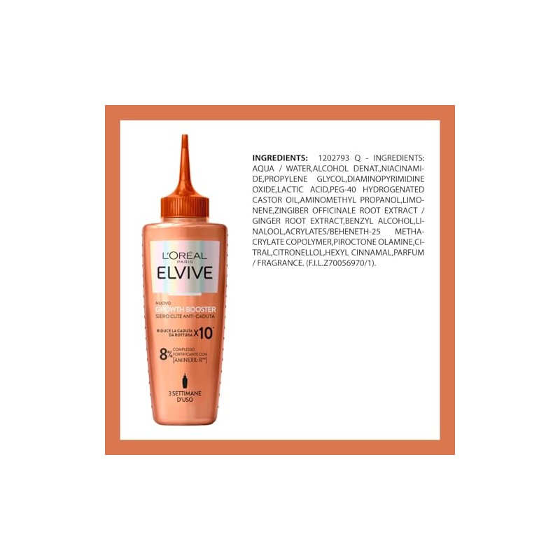 L'Oréal Paris Kit Elseve Hair Growth Booster Shampoo, Conditioner, Serum