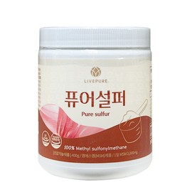 Genesis Pure Sulfur 400g / MSM Dietary Sulfur / 제네시스 퓨어설퍼 400g MSM식이유황
