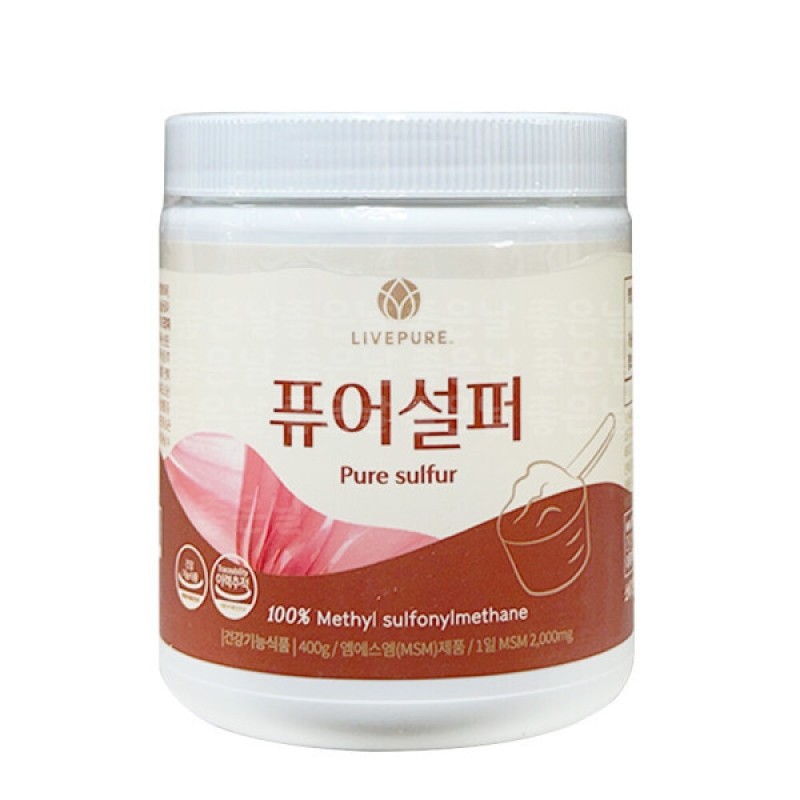 Genesis Pure Sulfur 400g / MSM Dietary Sulfur / 제네시스