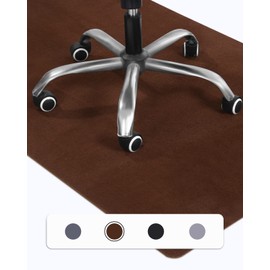 90 x 140 cm, Office Chair Mat, Black, Desk Chair Underlay, Floor Protection Mat, Office Chair, Scratch-Resistant Floor Mat, Chair Mat, Floor Protection Mat for Laminate, Parquet and Hard Floors