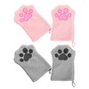 RELKLYU 2 Pairs of Towels in Pet Glove, Absorbent Towels,