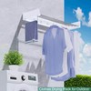 Wall Mounted Laundry Rack, Collapsible Clothes & Towel Drying Rack