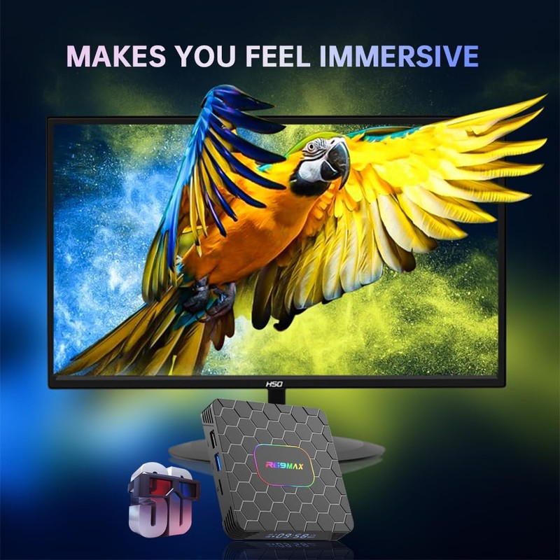 Android TV Box with Quad Core ARM Cortex A53 CPU