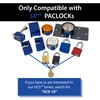 PACLOCK's 90A-Series Padlock, 1-3/16" Tall Hardened Steel Shackle, High Performance