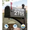 Mailbox Numbers, Reflective Mailbox Numbers for Outside (6 Sets), Waterproof