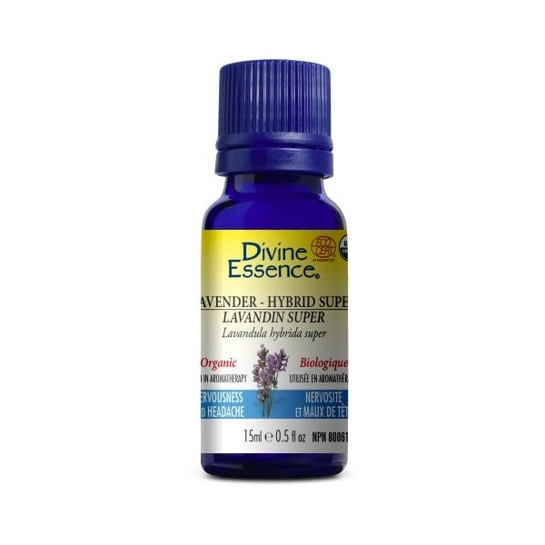 Divine Essence Organic Lavender Hybrid Super Oil 15mL