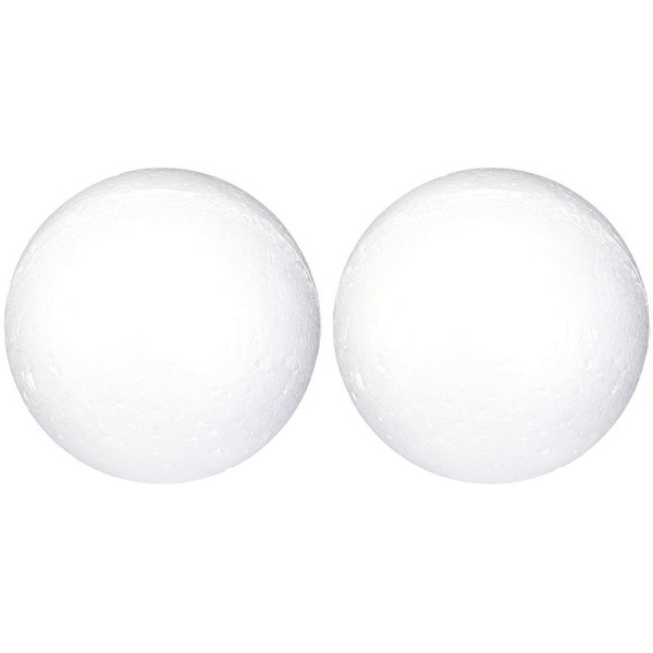 Goldenvalueable Smooth Foam Balls Craft Supplies 6 Inch 2 Pieces