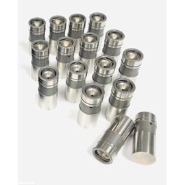 Set of 16 Flat tappet Hydraulic Lifters compatible with Ford 255 260 289 302 351 370 400 429 460 engines