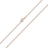 MATERIA by Matthias Wagner Rose Gold Curb Chain 925 Silver