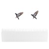 12Pcs Outdoor Plastic Anti Bird Spike Strips Repellent Defender for