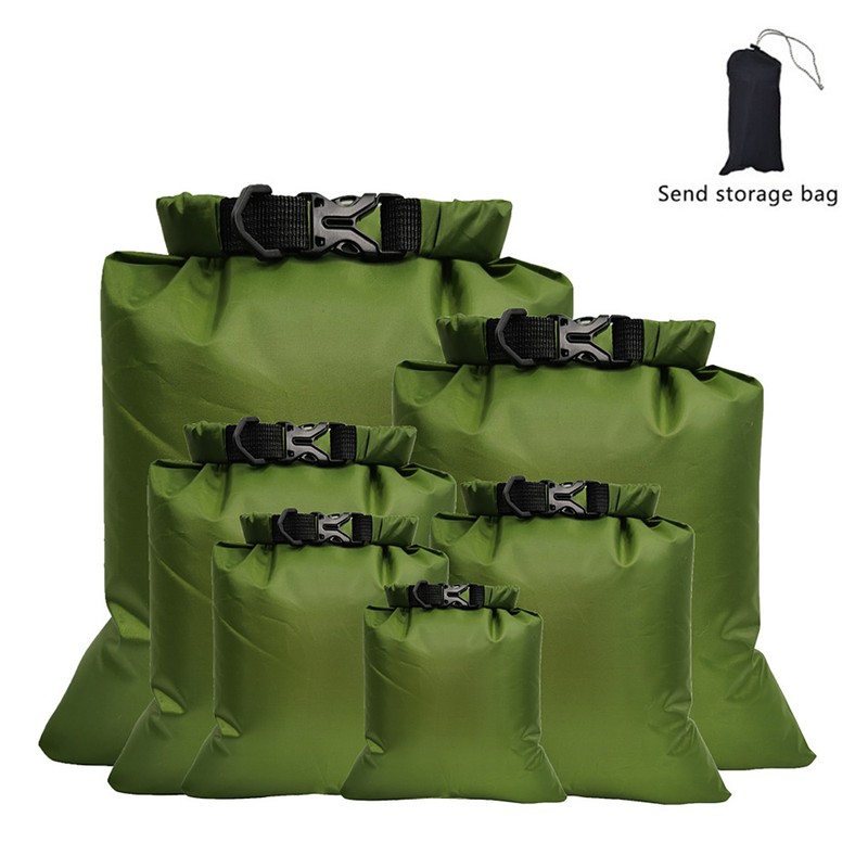 6 PCS Outdoor Waterproof Bag Dry Sack for Drifting Boating