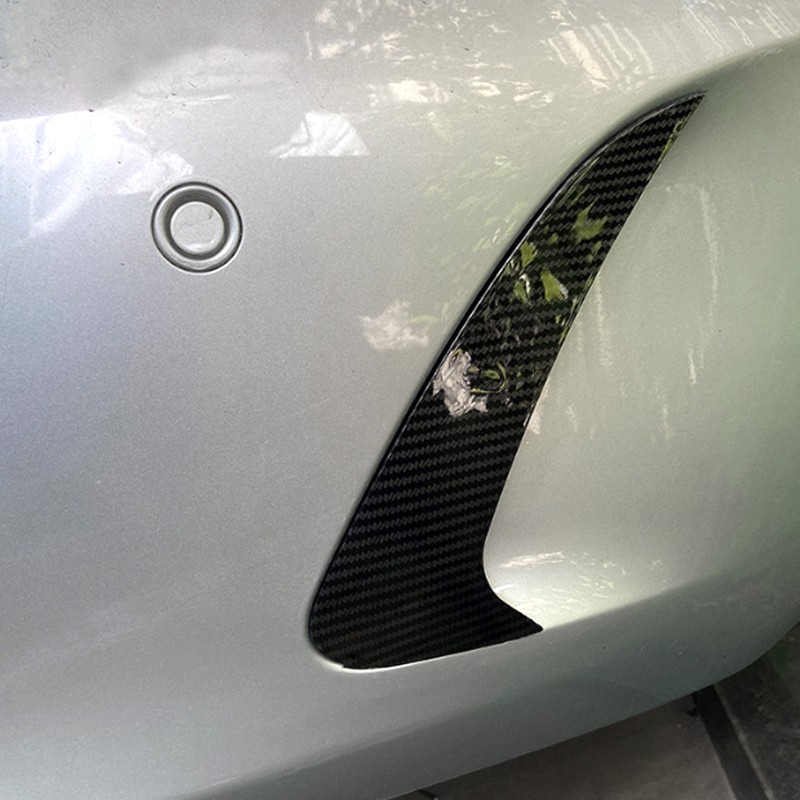 2 Pcs Rear Bumper Spoiler Air Vent Cover Lower Air