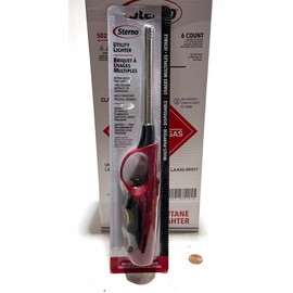 sterno Box Of 6! Butane Lighters 11" Stove Kitchen Fireplace BBQ Grill