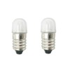 10pcs E10 LED Bulbs 12V Cool White E10 Miniature Screw