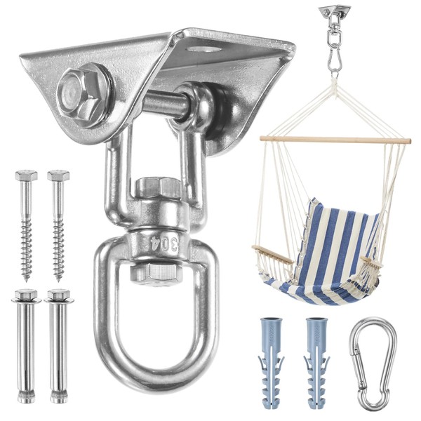 M METERXITY 360° Swivel Swing Hangers, 1200 LB Capacity Stainless