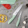 Knife Set, Howashin 15 Pieces Kitchen Knife Set with Built