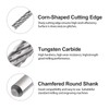 10 Pack Carbide End Milling Engraving Bits, 1/8 inch Shank