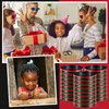 Sratte 60 Pcs Black History Month Bracelets Bulk Juneteenth Rubber