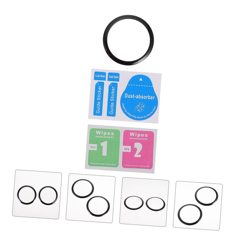 DOITOOL 1set Curved Tempered Protective Films for Watch Easy Installation