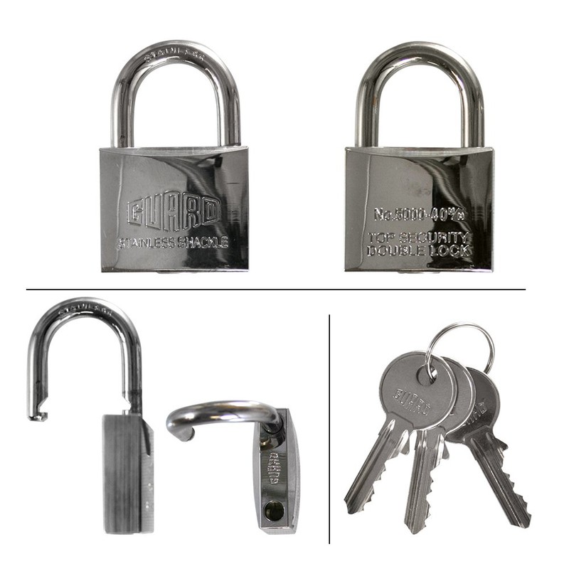 Guard Lock Stainless Steel Padlock No.5000-40mm