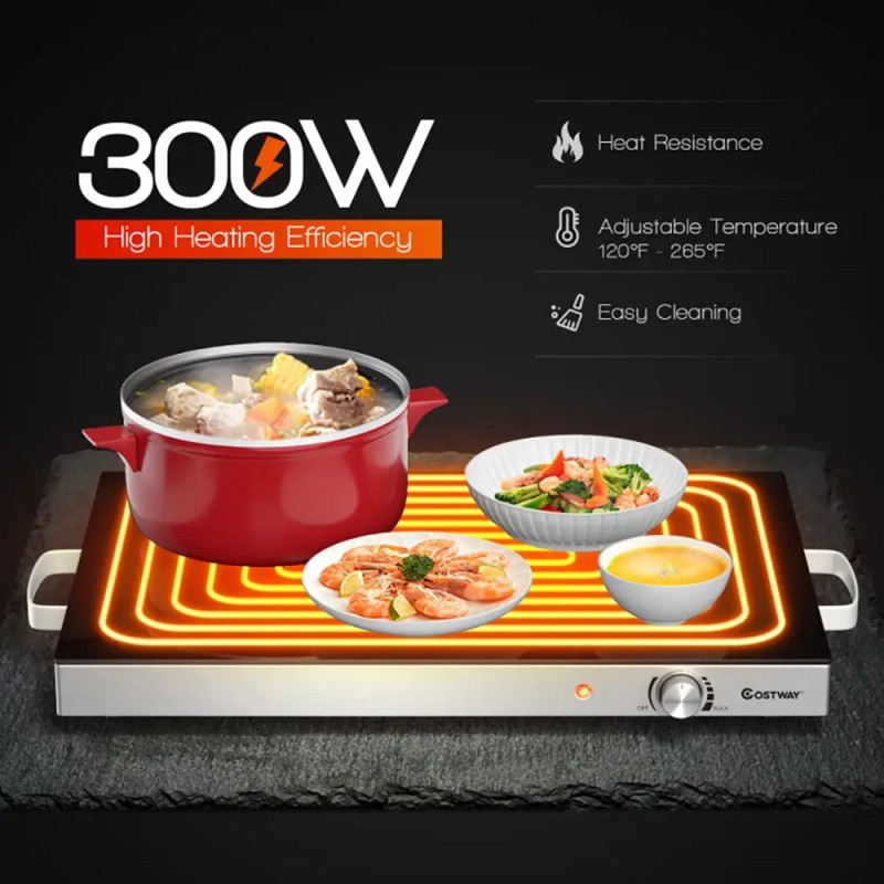 22 X 14 Inch Electric Warming Tray Hot Plate Dish