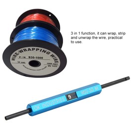 Wire Wrapping Tool 3 in 1 for Stripping Crimping AWG 30 Multi Function Metal Hand Tool (wsu-30M)
