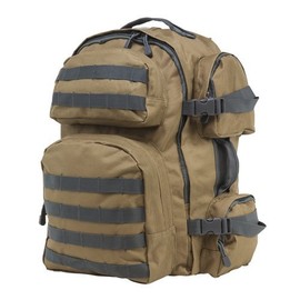 NcSTAR NC Star CBTU2911, Tactical Backpack, Tan with Urban Gray Trim