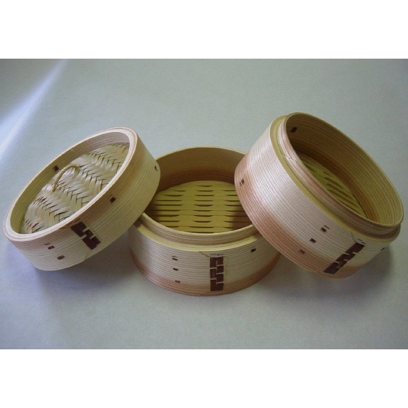 Ichihara Woodworking CS21-2S Mini Chinese Seiro (2 Tier Set)