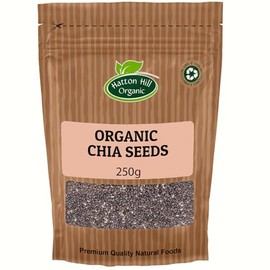 Organic Chia Seeds 250g by Hatton Hill Organic | Superfood Packed with Nutrients
