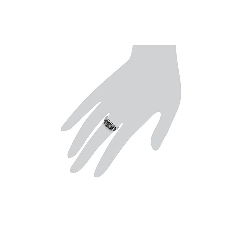 Gemondo Art Deco Stepped Ring, 925 Sterling Silver 0.28ct Marcasite