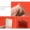 11-Piece Stainless Steel Pottery Texture Clip Set for Clay Modeling