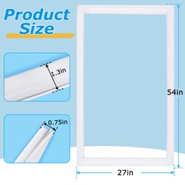 Part# 5304507201 Freezer Door Gasket Compatible with frigi-daire Kenmore Crosley elec-trolux Gibson kelvinator White-westinghouse, Replace Door Seal 5304507209 PD00032288 216522306