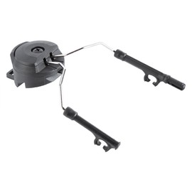 Helmet Rail Adapter 1Pair Headset Helmet Adapter ARC Rail Adaptor Suspension Headphones Bracket Hunting Earmuffs Support Left & Right Side Attachments replacement for Peltor Comtac(Black)