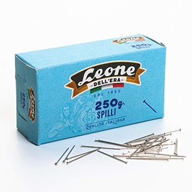 Leone Dell'Era Pins No.5 0.80 x 30 Nickel-Plated Brass (Pack of 250)