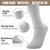 Mens Wool Socks for Winter Thick Warm Hiking Sock Soft