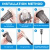 Qualirey 4 Pack Solar Bug Zapper Outdoor Mosquito Waterproof LED