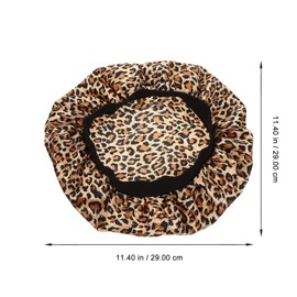 Healeved 3pcs Wide Brim Satin Household Women Sleep Hat Decorative Hair Bonnet Hair Bonnet for Sleeping Women Shower Caps Satin Bonnet Simple Style Bonnet Hair Care Bonnet