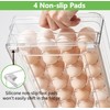 vacane 24 Capacity Egg Holder for Refrigerator Organizer Bins, BPA