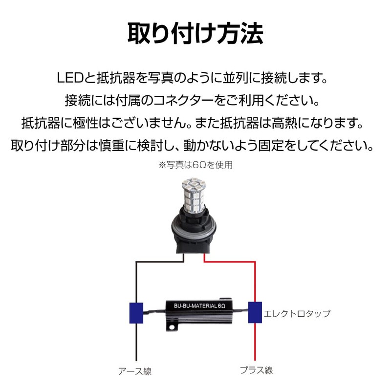 Bububu-Material Hifra Resistor, Hifra Prevention, Turn Signal Relay, LED, 12