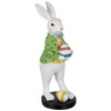 Northlight Rabbit Holding Easter Egg Outdoor Garden Statue - 11.5"