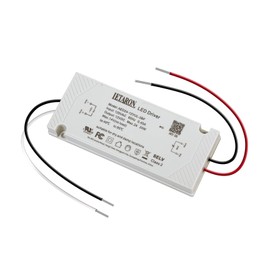 LEDXLIRBH 24W 12V LED Driver, AC 120V to DC 12V Transformer, 2A Power Supply, Used for LED Strip Lights, Ultra-Thin Constant Voltage, Cabinet Lights and Constant Voltage LED Projects, UL Certified
