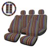 uxcell 10pcs Blanket Ethnic Style Baja Bucket Seat Cover for