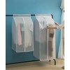XIAKE Garment Bags M/oth-proof Dust Cover Coat Hanging Clothes Storage