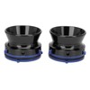1 Pair NAB Hub Adapters Polished Aluminum Alloy Universal Loading