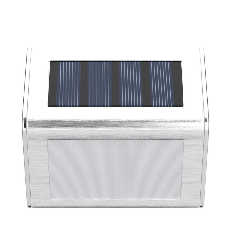 GIGALUMI 12 Pack Solar Fence Lights Outdoor, Waterproof LED Step