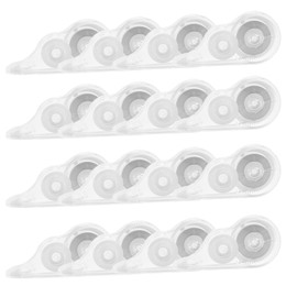 Tramboo 16 Pcs 39.4 Ft Clear Correction Tape, White Wrong Out Tape Roller Bulk for Noting, Teacher Supplies, School, Office