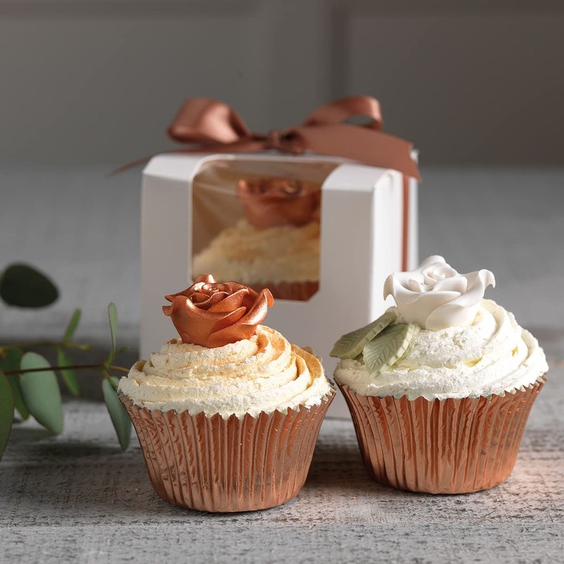 Baked with Love Pink Foil Baking Cases, Foil Baking Cups,