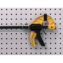 DuraHook fixtures Double Ring Polypropylene Pegboard Hook, Pack of 10, Silver