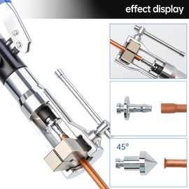 Hydraulic Flaring Tool Kit for 3/16 to 7/8 inch and Swaging Tools Soft HAVE Copper Tube Extrusion Type Water Gas Line Automotive Plumbing,Not for Brakeline Fuel Transmission Brake Line